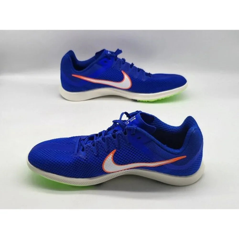 Nike Zoom Rival‎ Distance Mens 11 Blue Track Field Shoes Spikes DC8725-401 NWOB